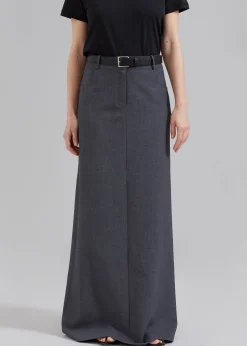 Malvo Long Pencil Skirt