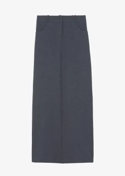 Malvo Long Pencil Skirt