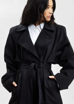 Marisol Box Shoulder Trench