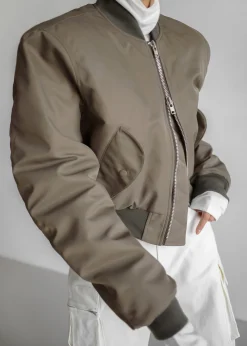 Mati Cropped Padded Bomber