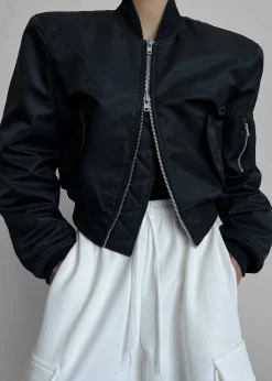 Mati Cropped Padded Bomber
