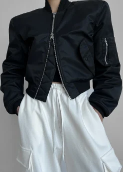 Mati Cropped Padded Bomber