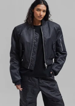 Mati Cropped Padded Bomber