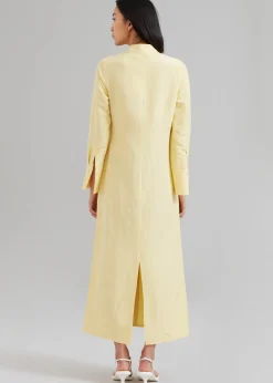 Matin Collarless Shirt Dress