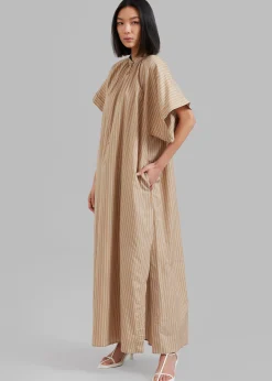 Matteau Button Front Djellaba Dress