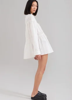 Matteau Embroidered Drawcord Tunic