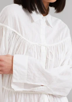 Matteau Embroidered Drawcord Tunic
