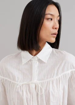 Matteau Embroidered Drawcord Tunic