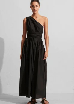 Matteau Gathered One Shoulder Dress
