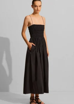 Matteau Shirred Bodice Dress