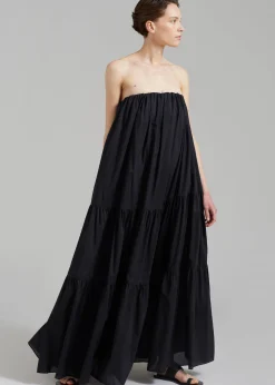 Matteau Voluminous Strapless Tiered Dress