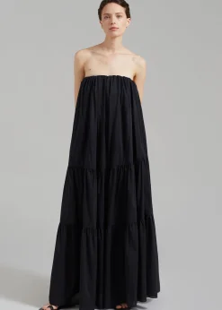 Matteau Voluminous Strapless Tiered Dress