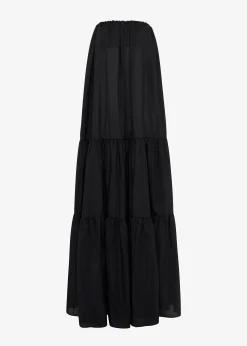 Matteau Voluminous Strapless Tiered Dress
