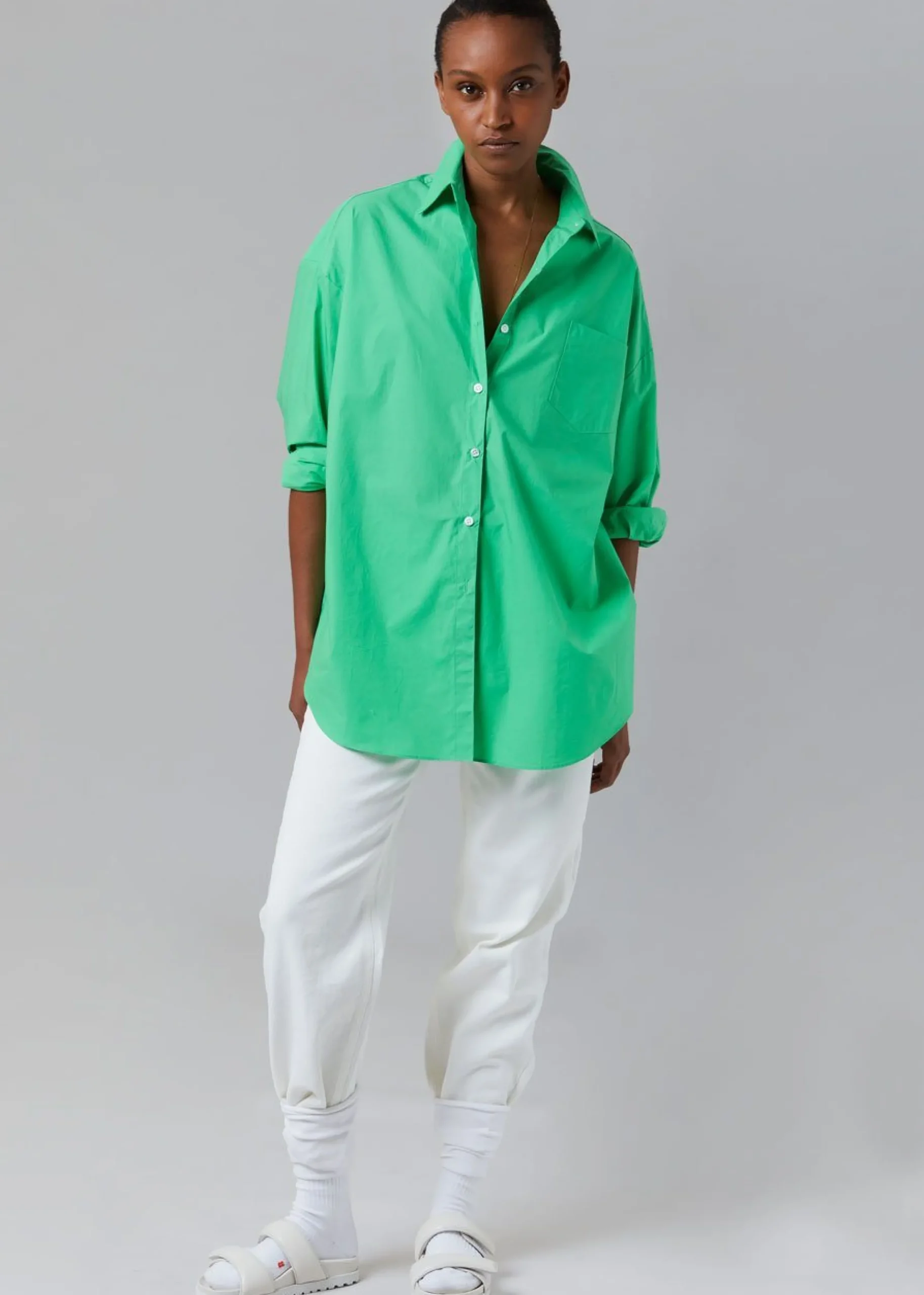 Melody Oversized Cotton Shirt