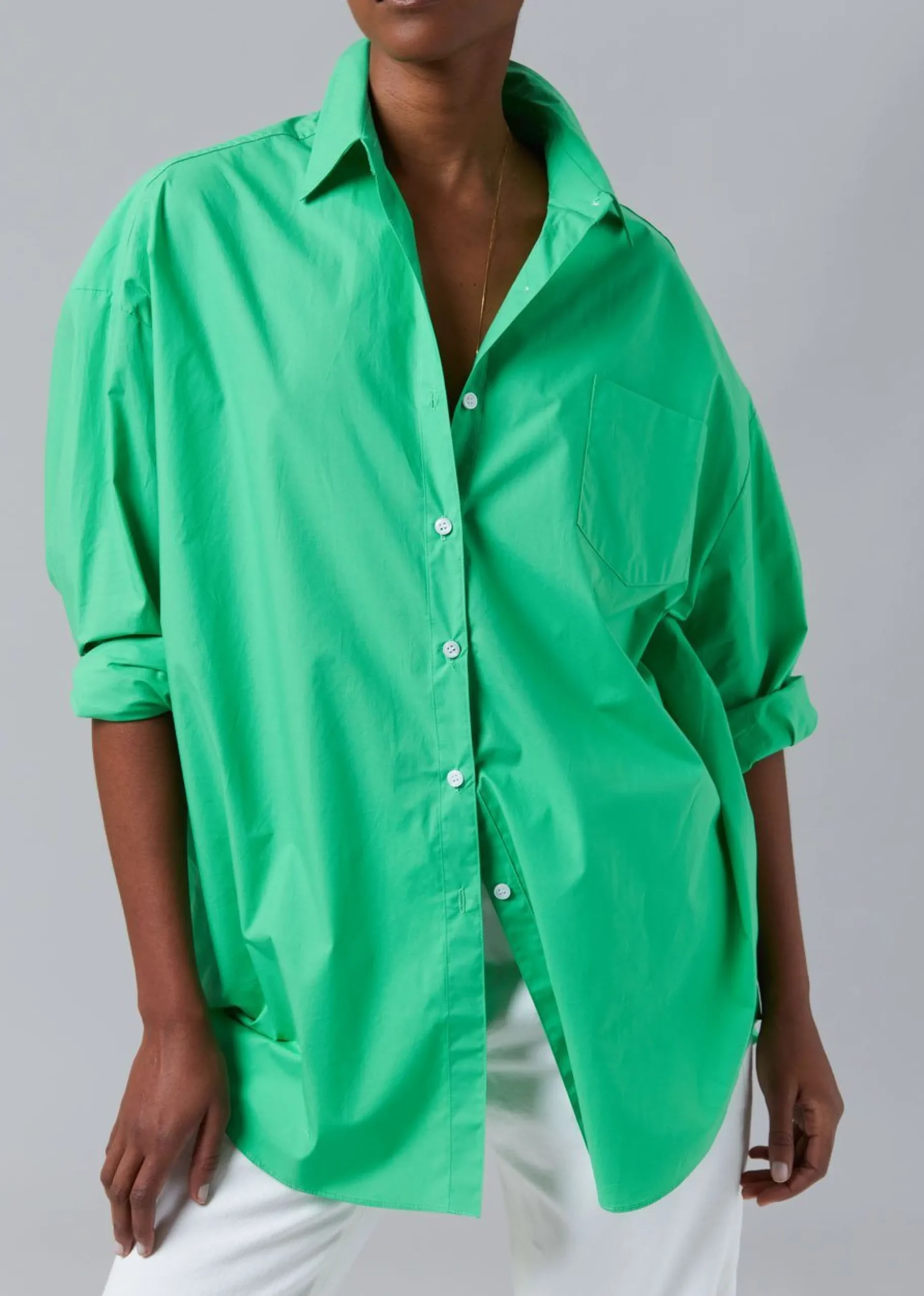 Melody Oversized Cotton Shirt