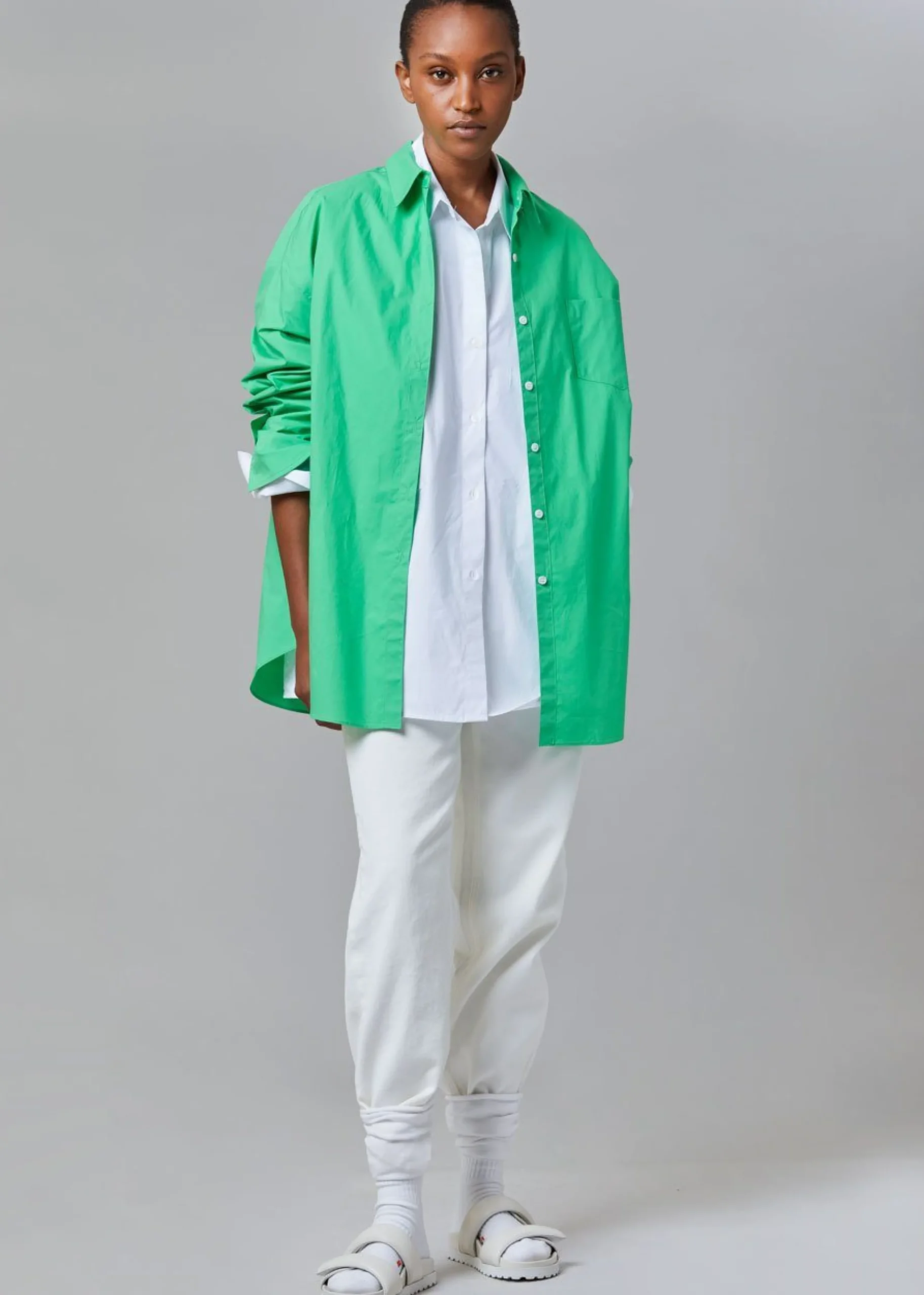 Melody Oversized Cotton Shirt