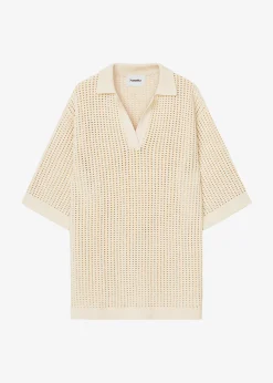 Nanushka Siya Long Sleeve Collared Dress