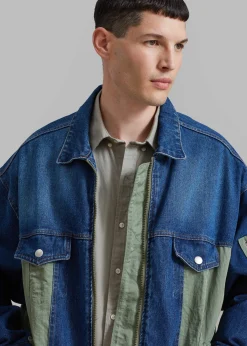 Nash Denim Color-Block Jacket