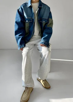 Nash Denim Color-Block Jacket