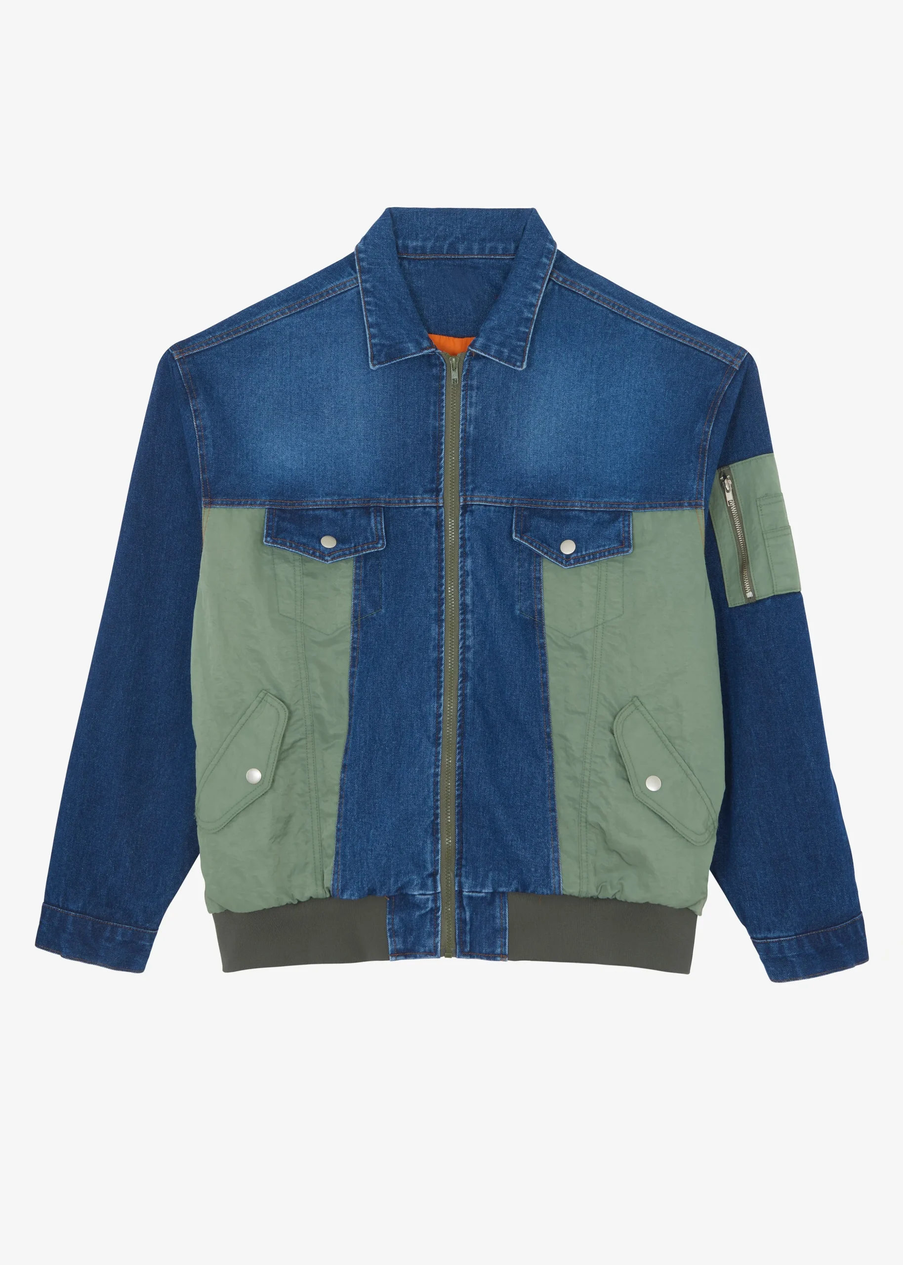 Nash Denim Color-Block Jacket