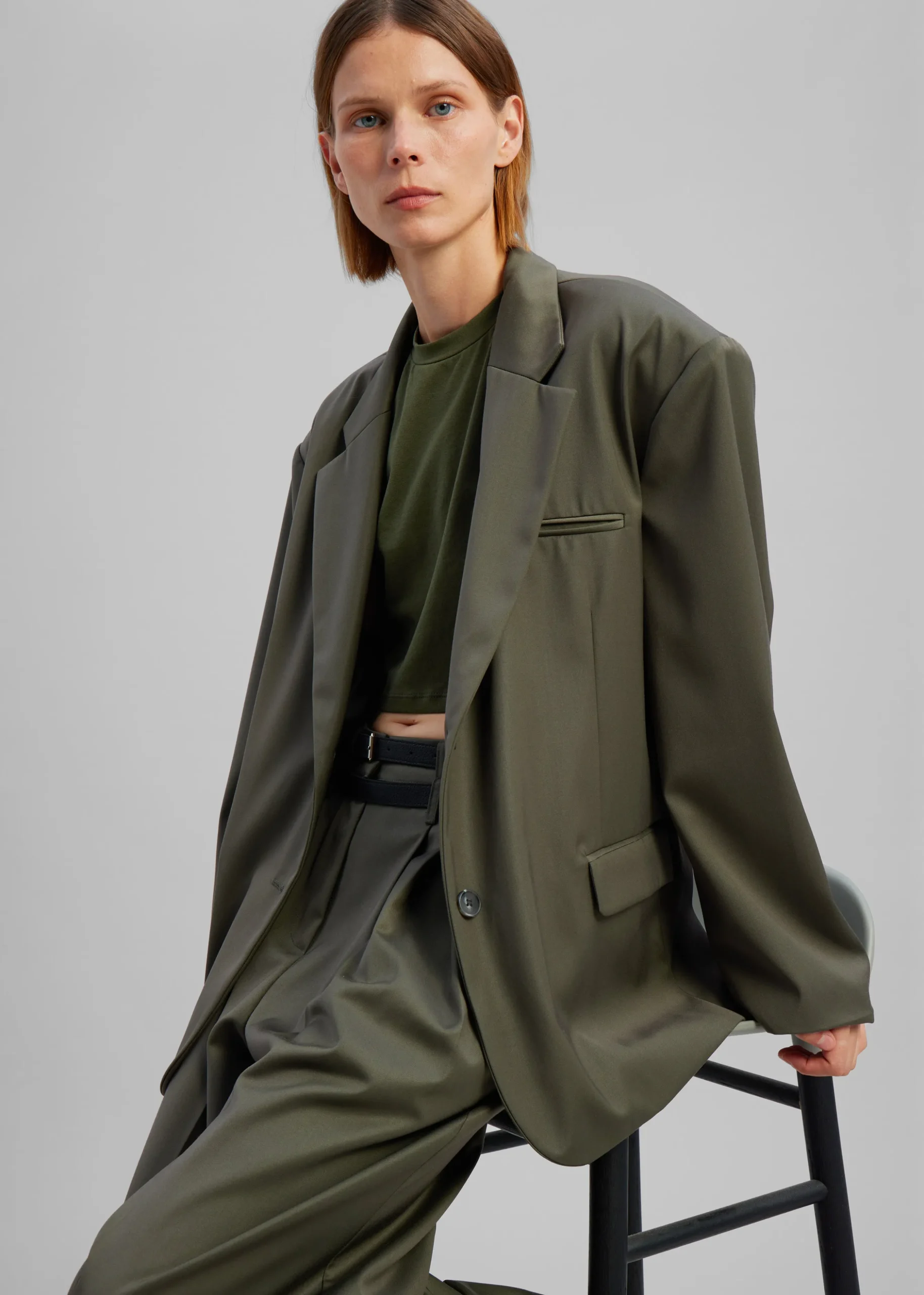 Nellie Belted Pleated Pants