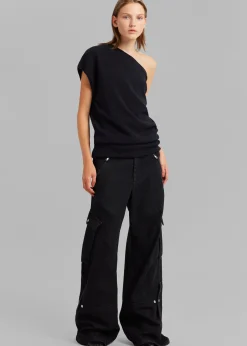 Nivi One Shoulder Knit Top
