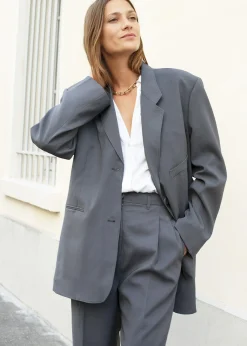 Notch Lapel Blazer