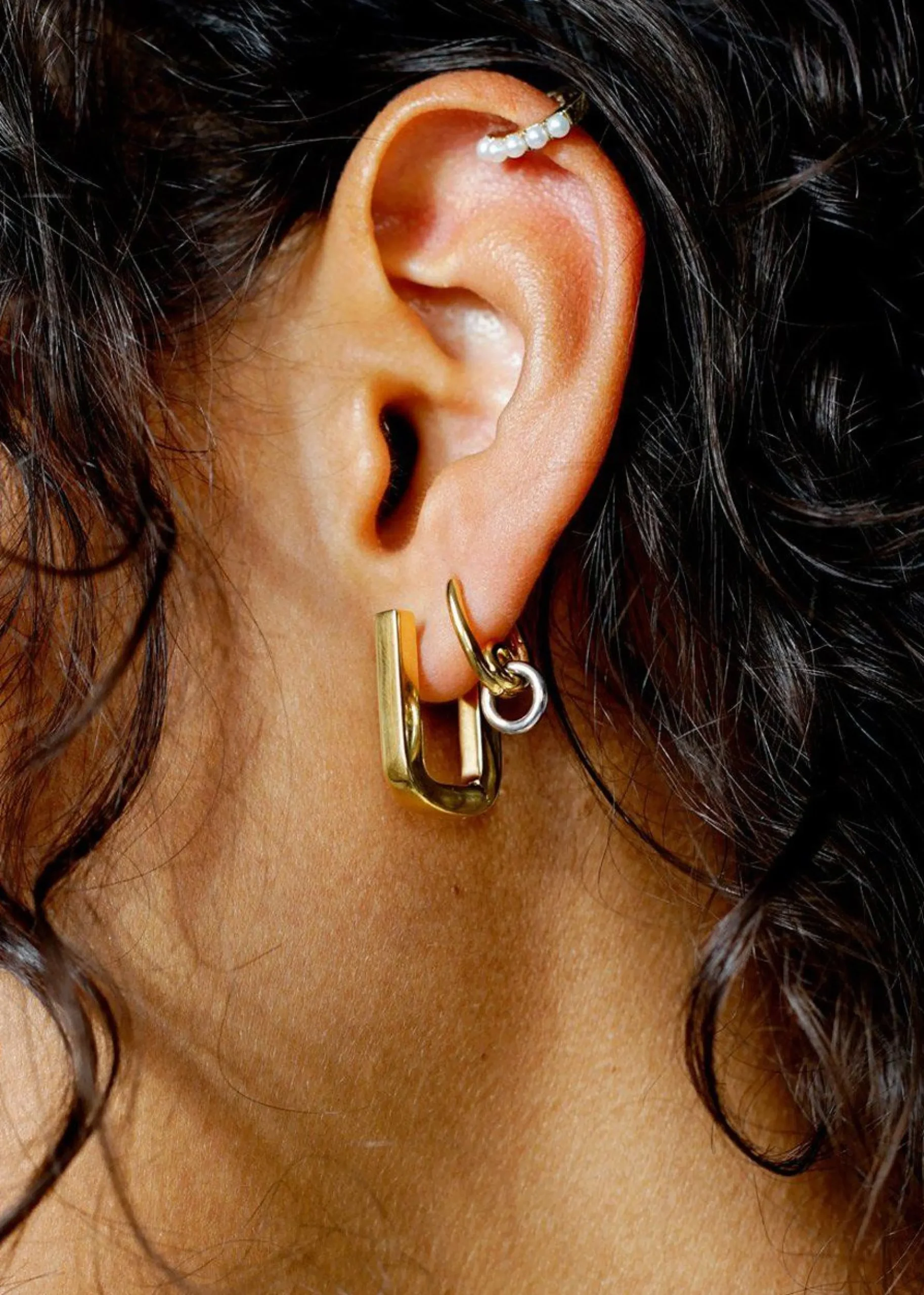 Otiumberg Chunky Square Hoops