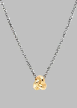 Otiumberg Mixed Metal Knot Necklace