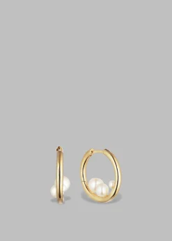 Otiumberg Trio Pearl Hoops