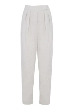Pace Pleated Linen Blend Pants