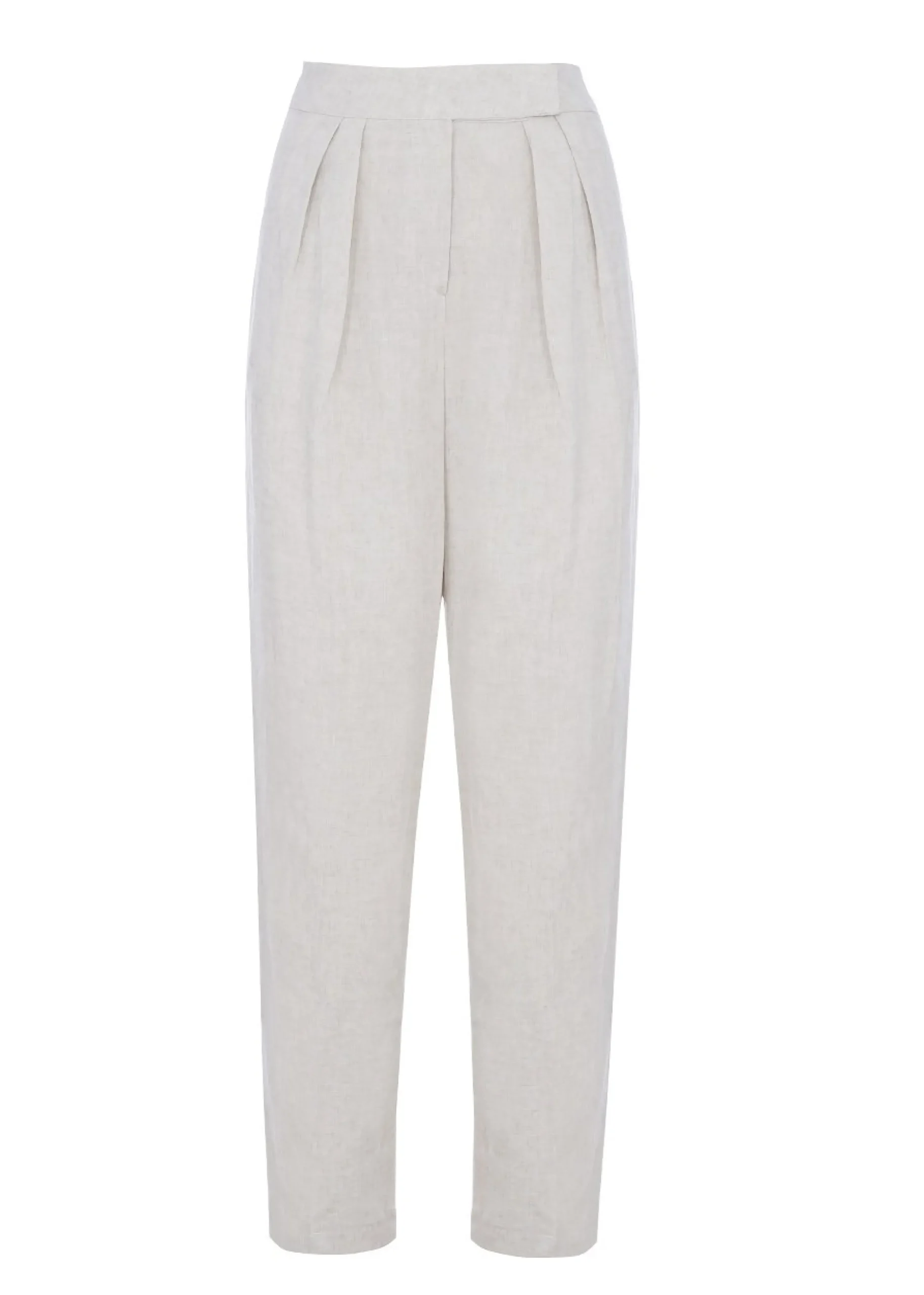 Pace Pleated Linen Blend Pants