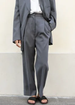 Pleated Suit Trousers
