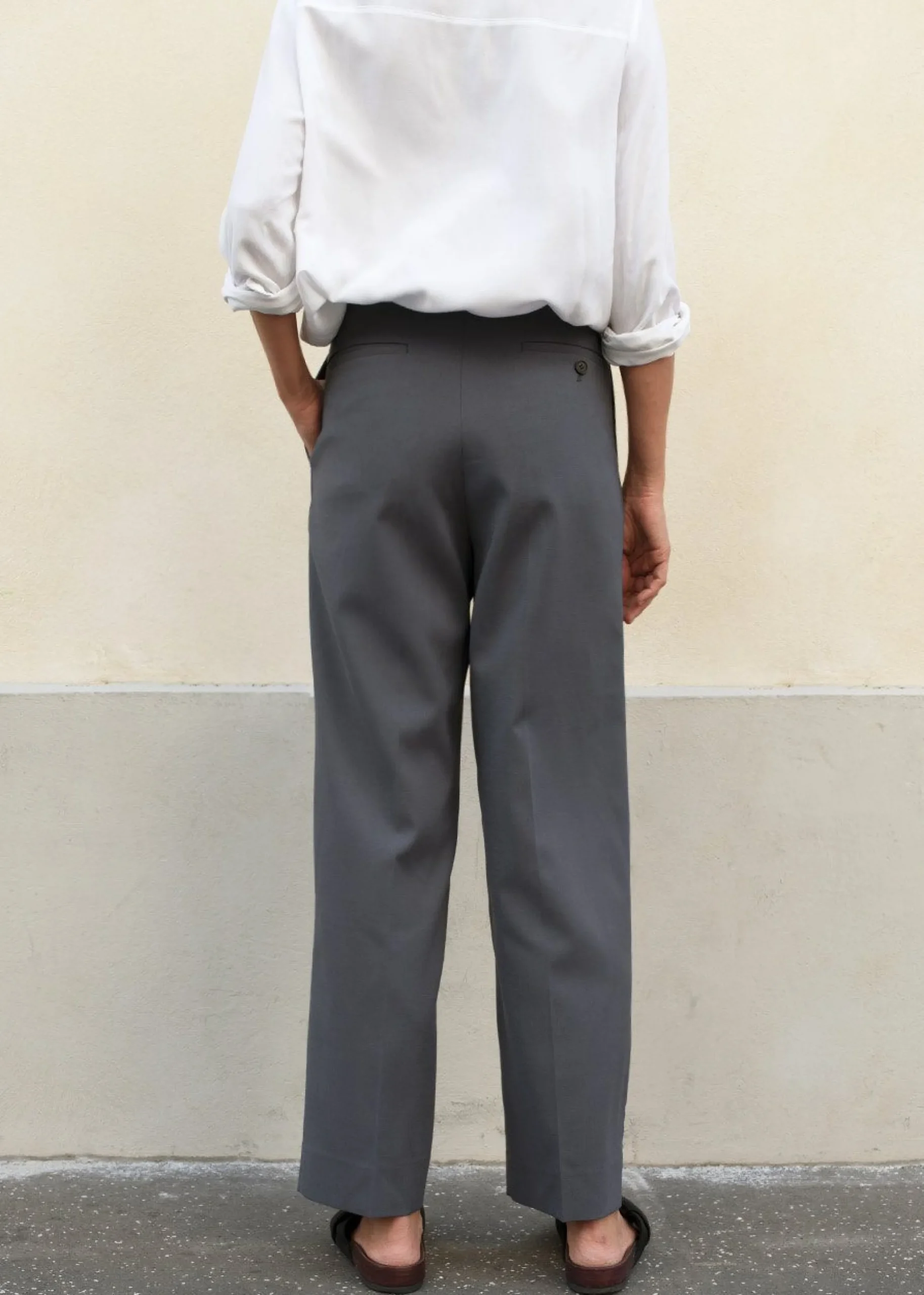 Pleated Suit Trousers