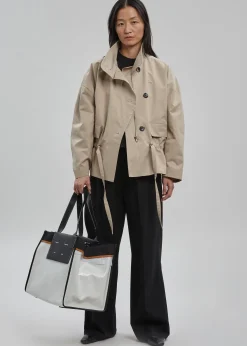 Proenza Schouler White Label Xl Morris Coated Canvas Tote