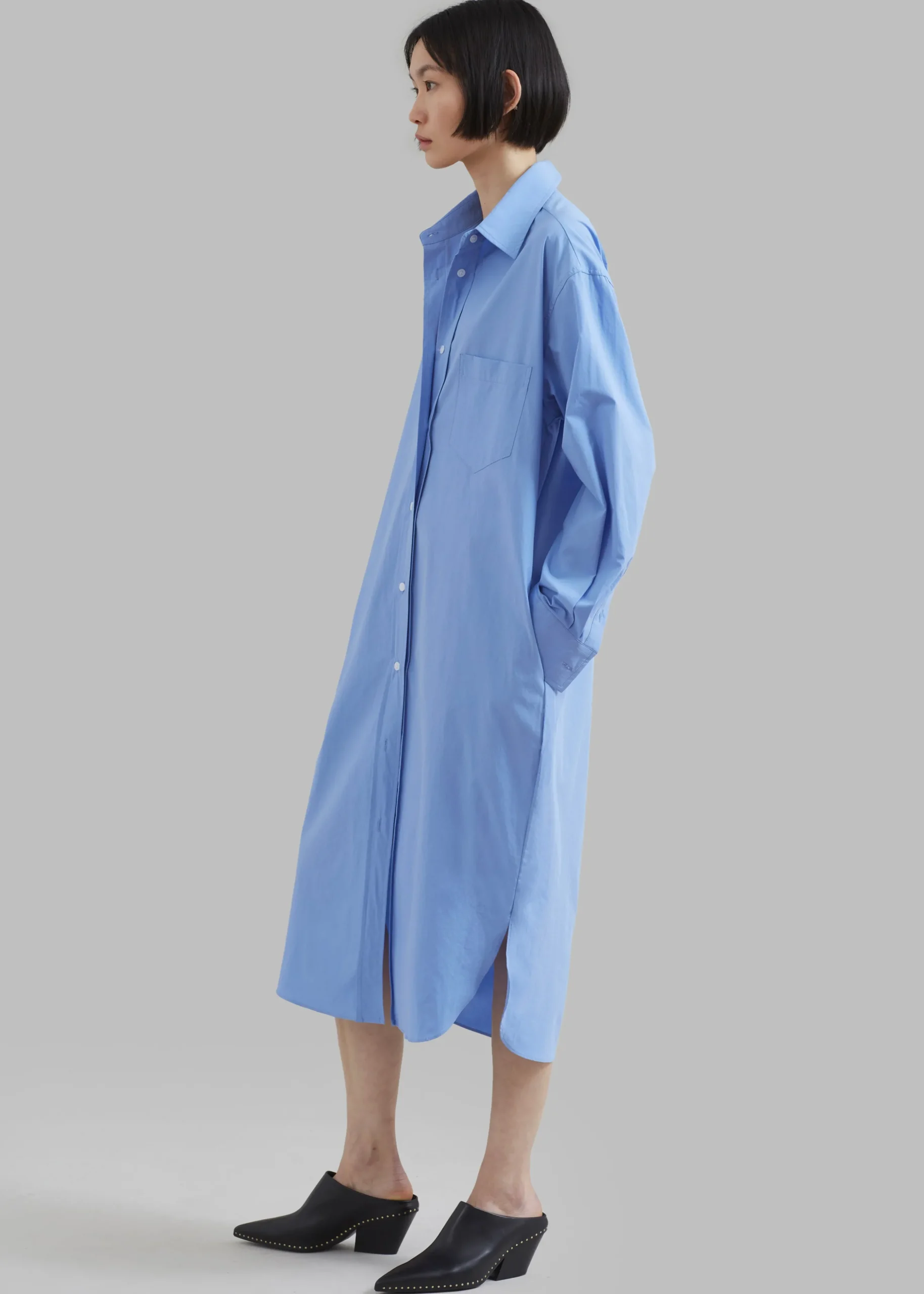 Raven Pocket Shirt Dress