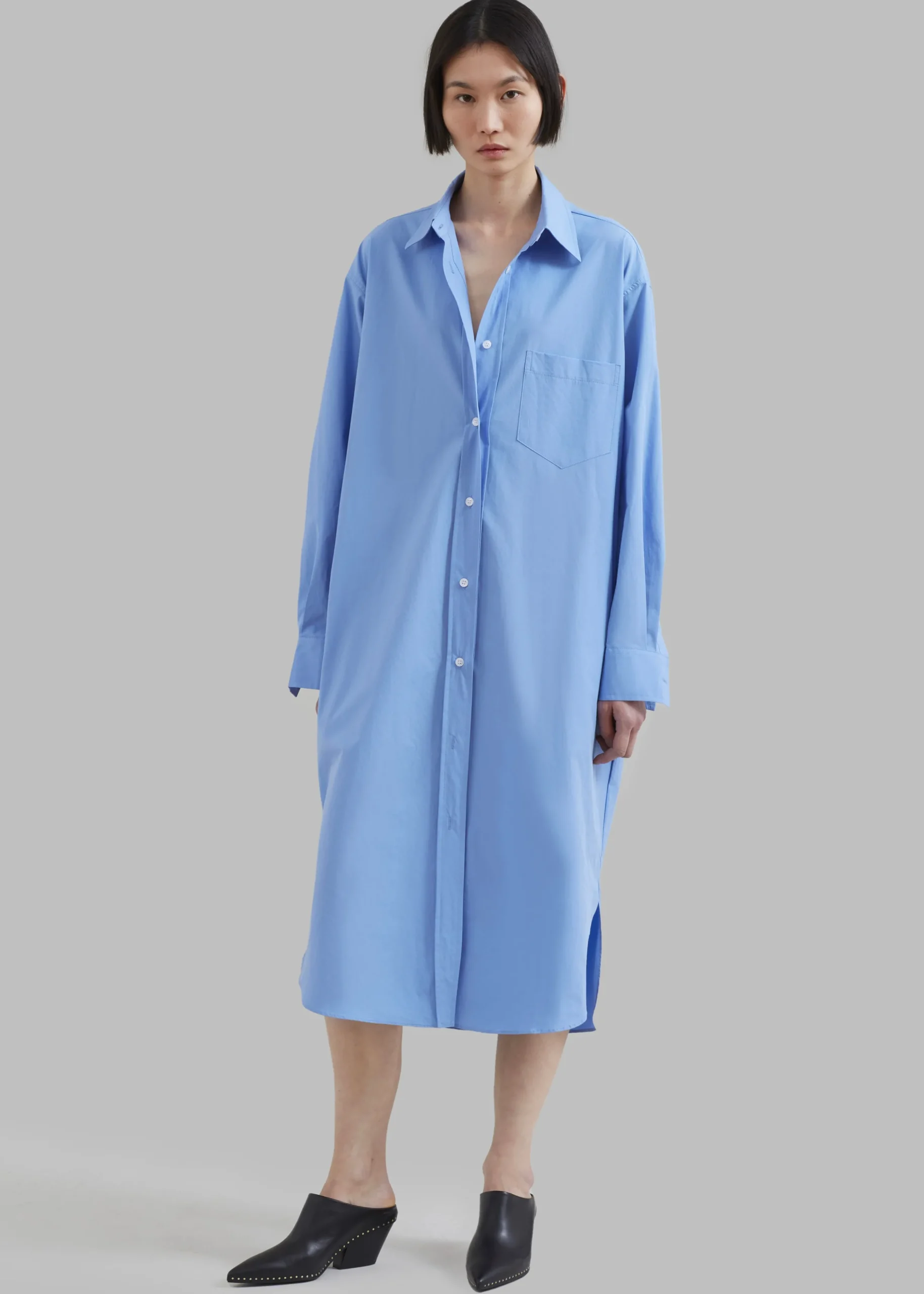 Raven Pocket Shirt Dress
