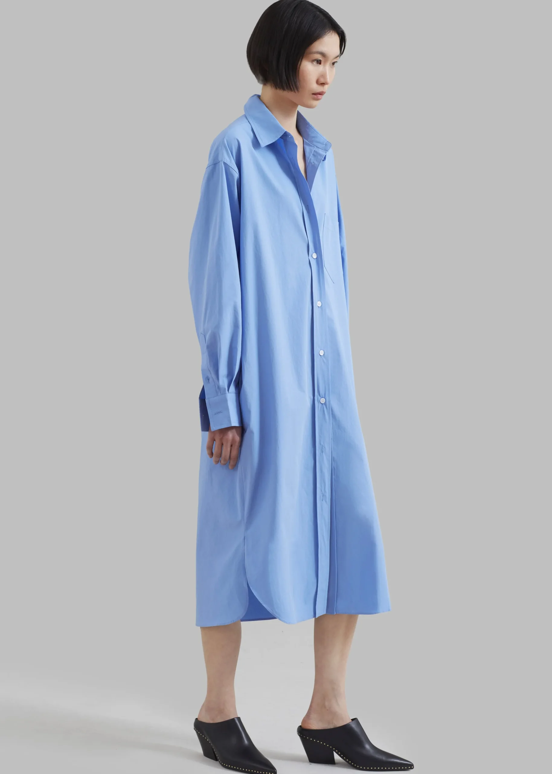 Raven Pocket Shirt Dress