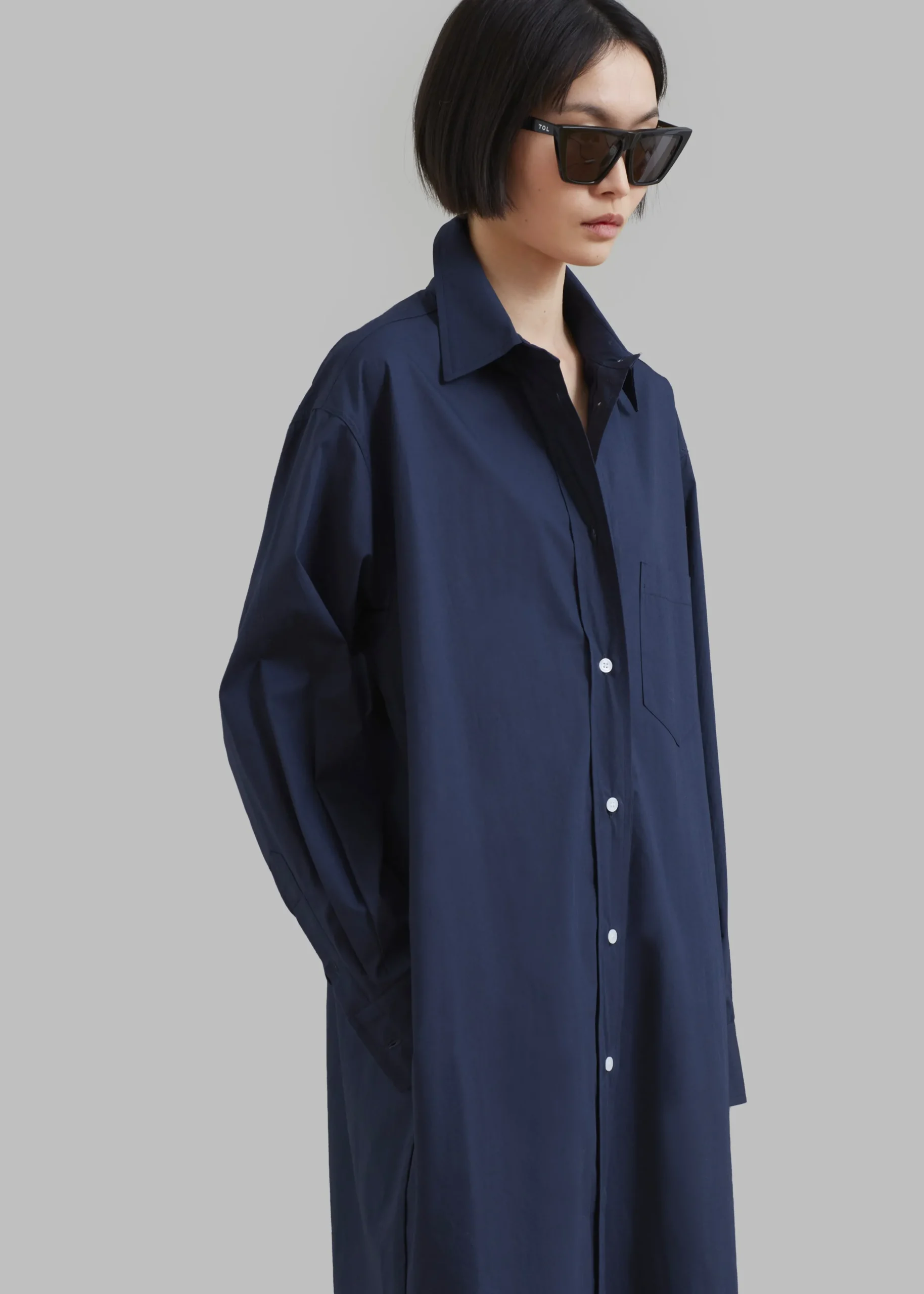 Raven Pocket Shirt Dress