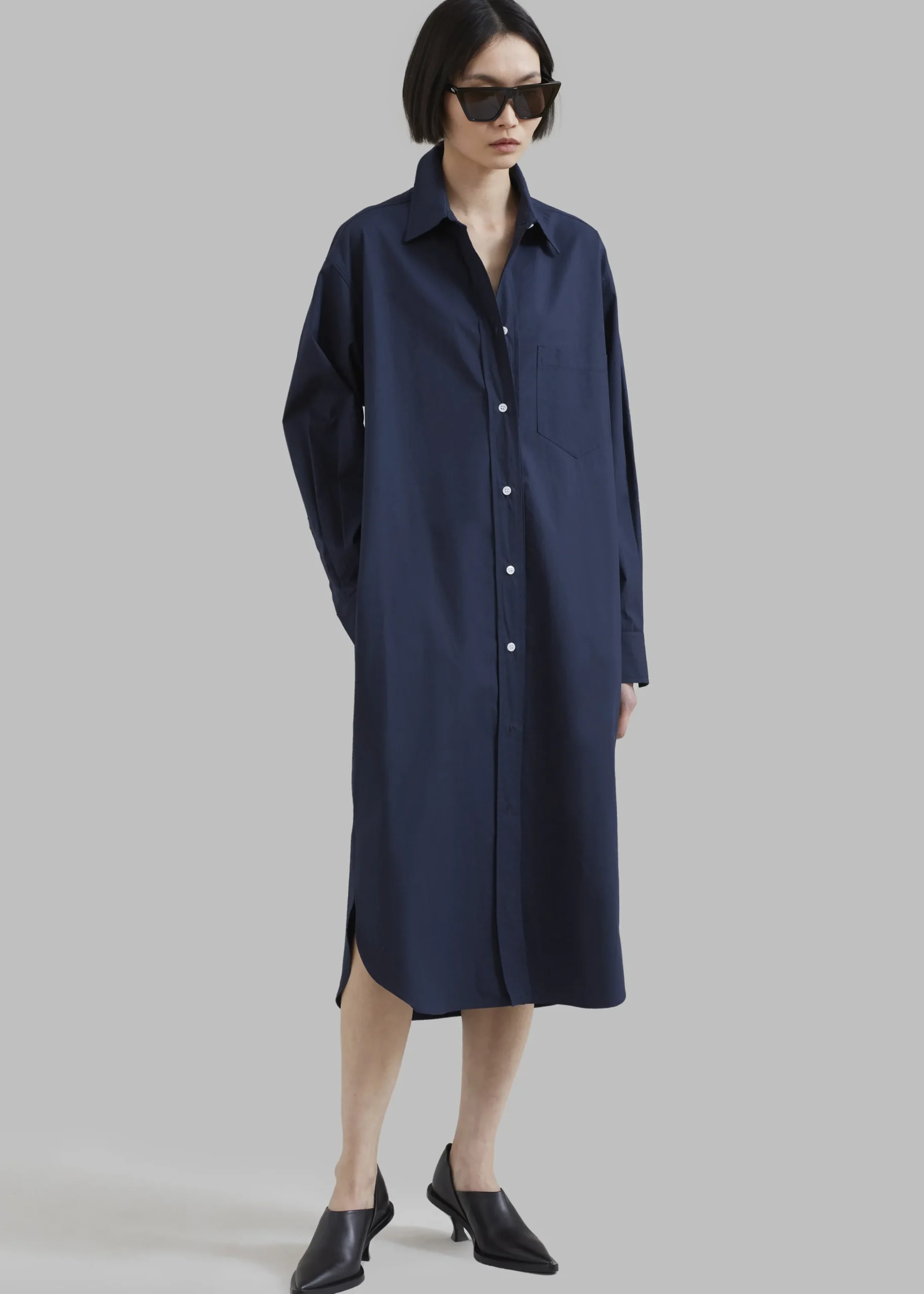 Raven Pocket Shirt Dress