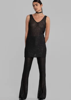 Remain Sequin Knit Straight Top