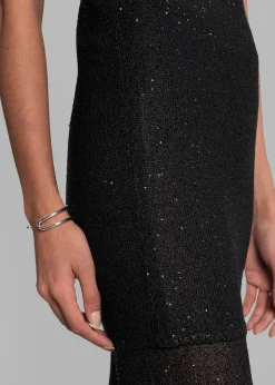 Remain Sequin Knit Straight Top