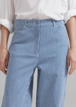 Remain Striped Canvas Wide Pants