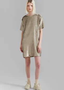 Riley Sequins Tee Mini Dress