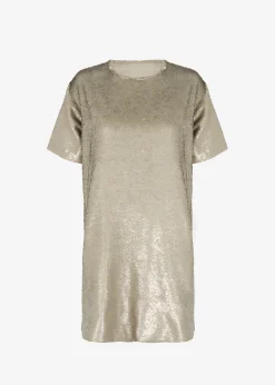 Riley Sequins Tee Mini Dress