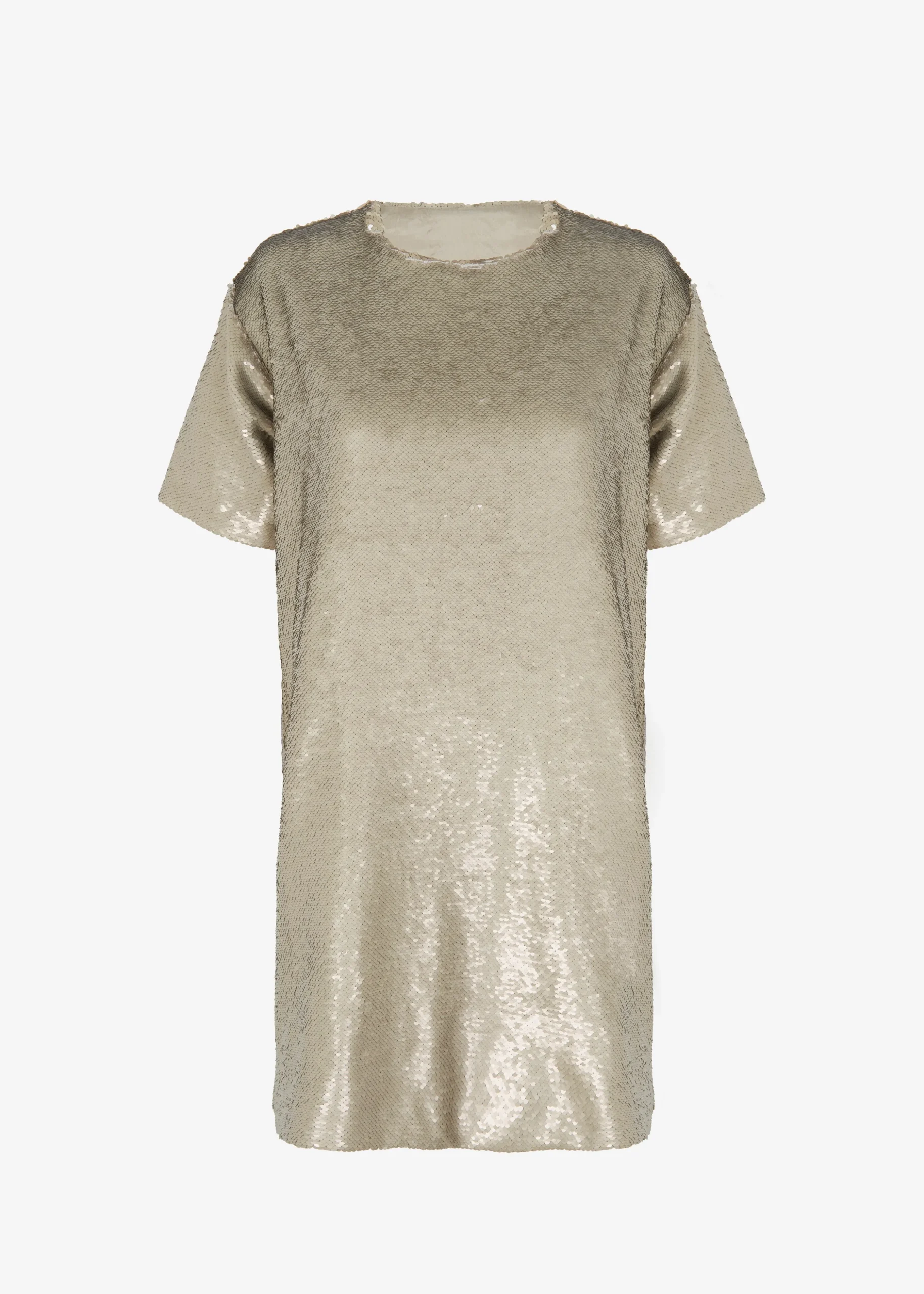 Riley Sequins Tee Mini Dress