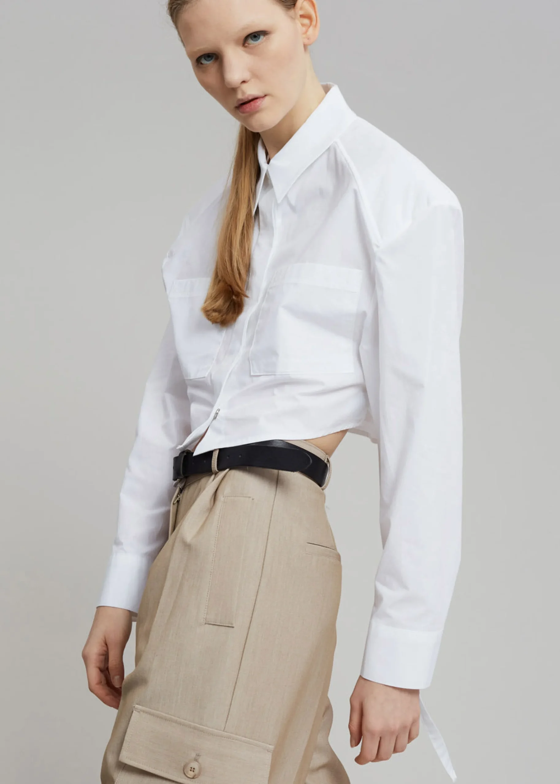 Romi Shoulder Padded Shirt