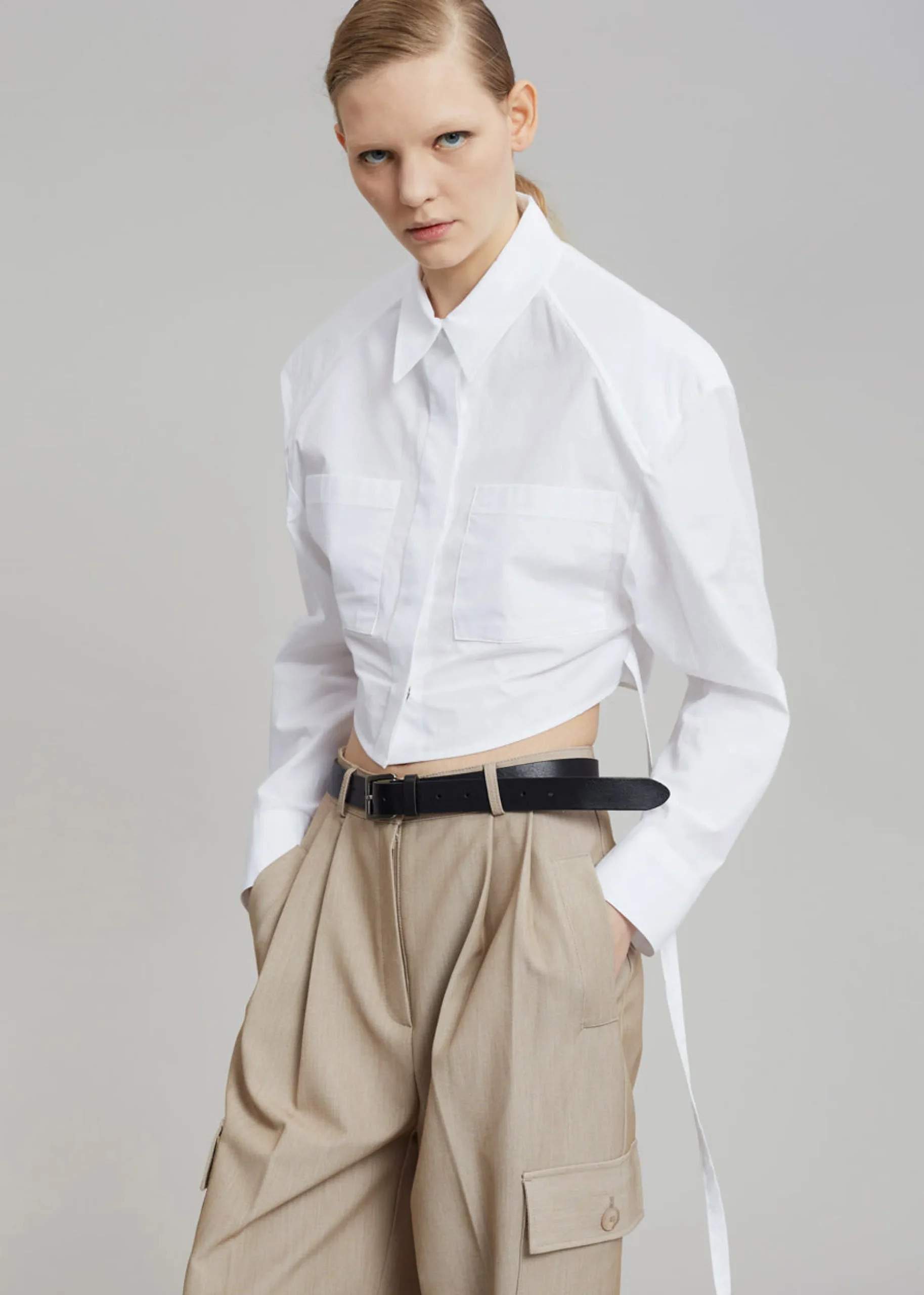 Romi Shoulder Padded Shirt