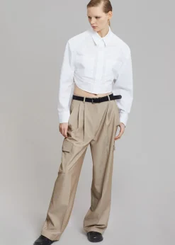 Romi Shoulder Padded Shirt