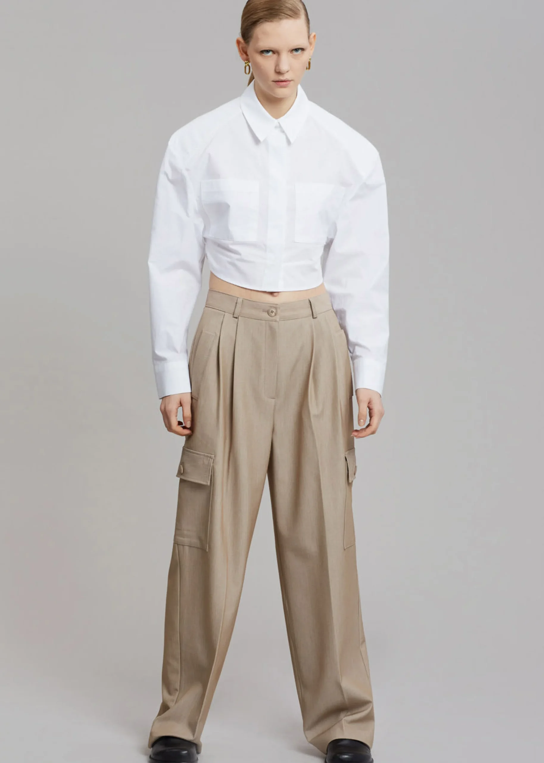 Romi Shoulder Padded Shirt
